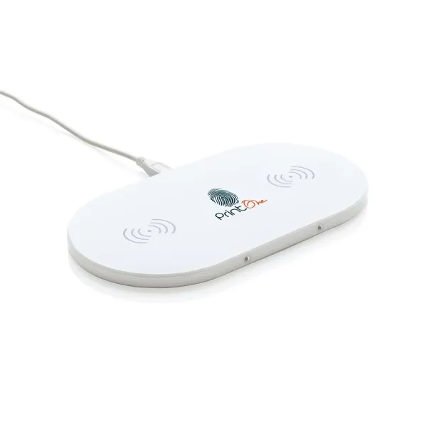  Double 5W wireless charger White