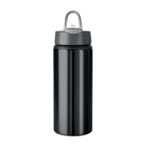 ATLANTA Aluminium bottle 600 ml Black