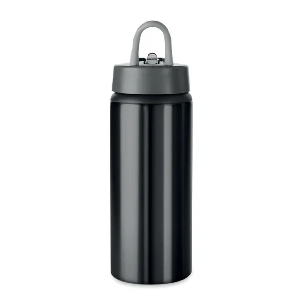 ATLANTA Aluminium bottle 600 ml Black