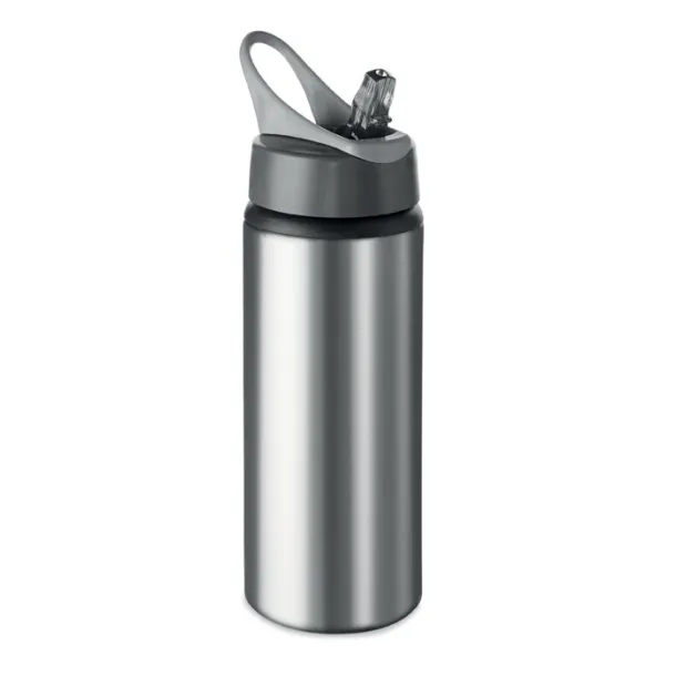 ATLANTA Aluminium bottle 600 ml Matt Silver