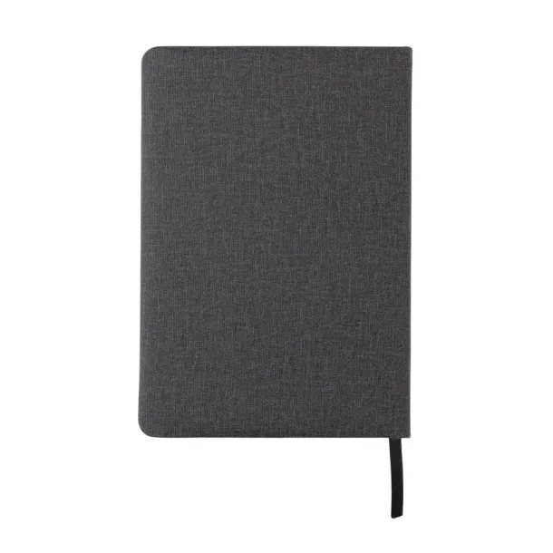  Deluxe A5 Notebook with phone pocket - XD Collection Black 