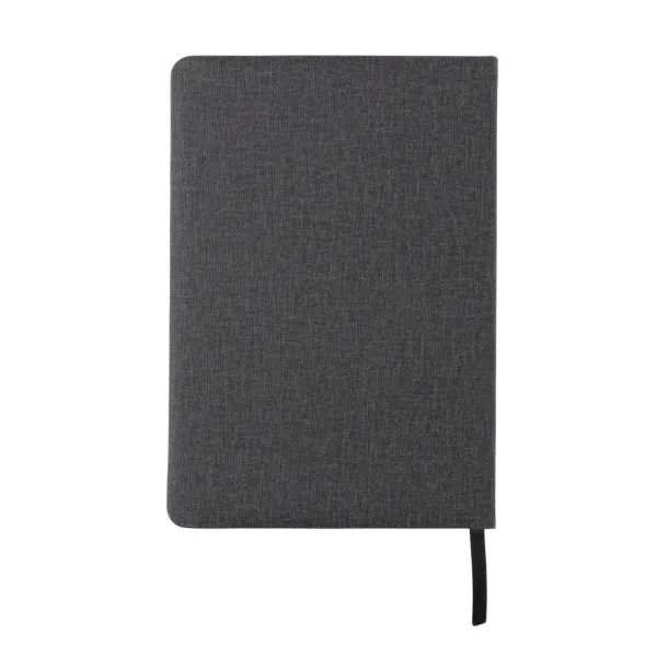  Deluxe A5 Notebook with phone pocket - XD Collection Black 