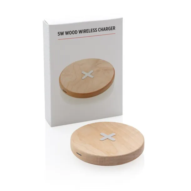  5W wood wireless charger - XD Collection Brown 