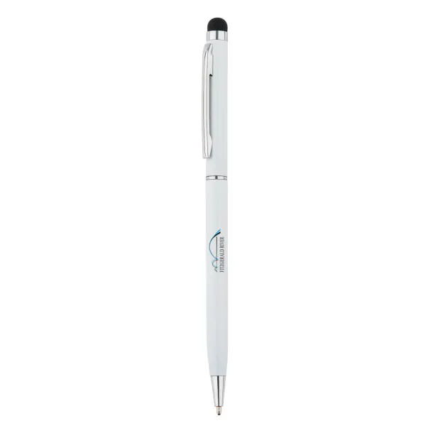  Thin metal stylus pen - XD Collection White 