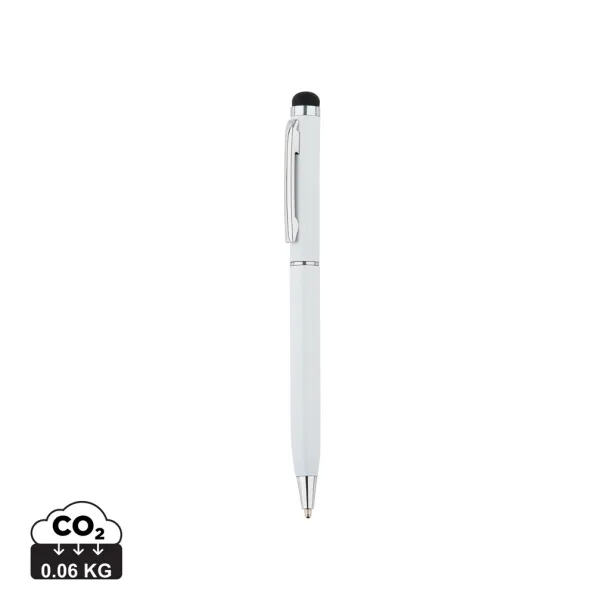  Thin metal stylus pen - XD Collection White 