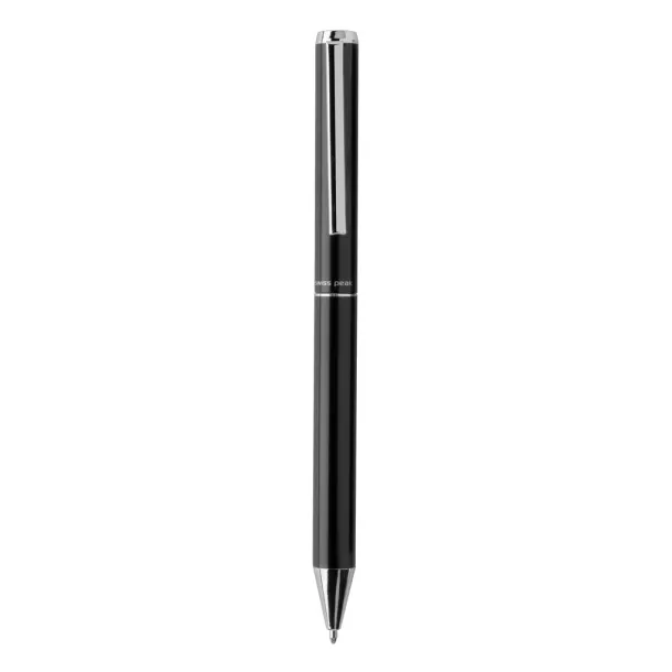  Swiss Peak Cedar RCS certified recycled aluminum pen - Swiss Peak Black 