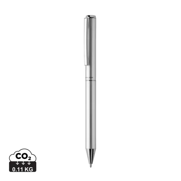  Swiss Peak Cedar RCS certified recycled aluminum pen - Swiss Peak Silver 