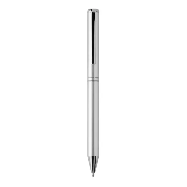  Swiss Peak Cedar RCS certified recycled aluminum pen - Swiss Peak Silver 