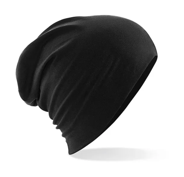  Hemsedal Cotton Slouch Beanie - Beechfield Black