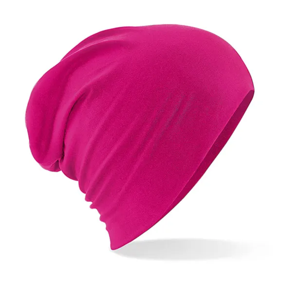  Hemsedal Cotton Slouch Beanie - Beechfield Fuchsia