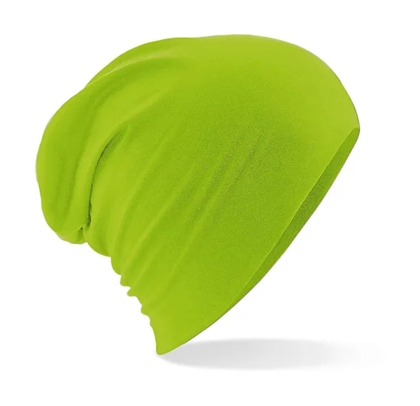  Hemsedal Cotton Slouch Beanie - Beechfield Lime Green