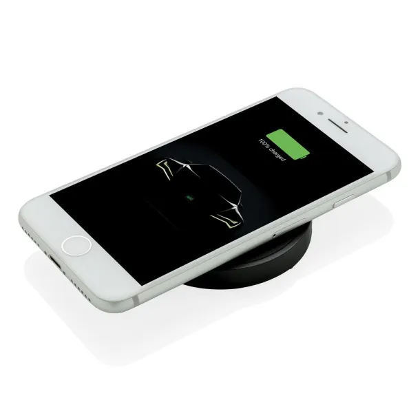  5W wireless charging pad round - XD Collection Black 