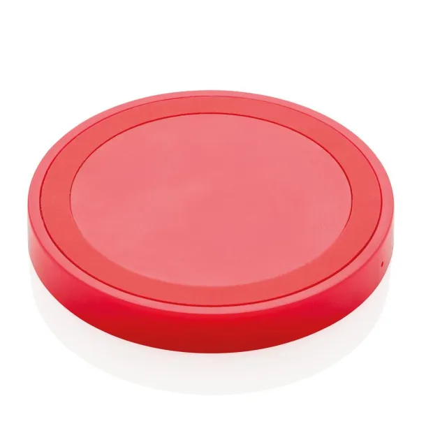  5W wireless charging pad round - XD Collection Red