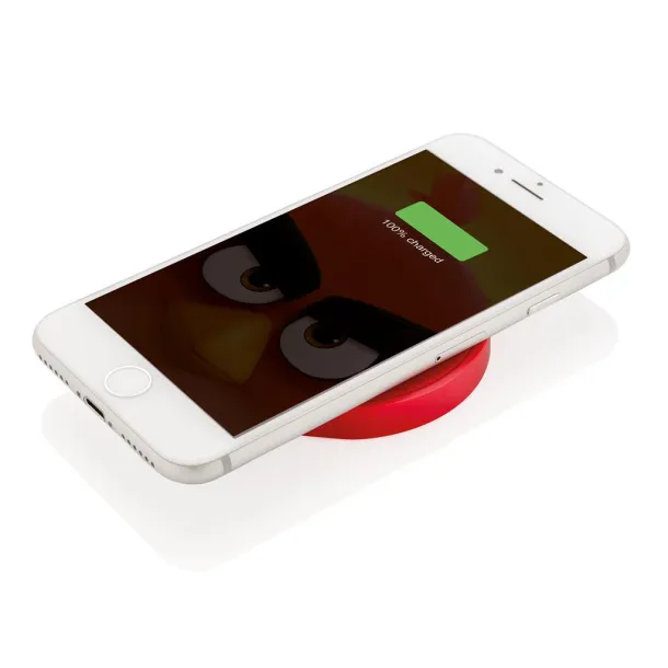  5W wireless charging pad round - XD Collection Red