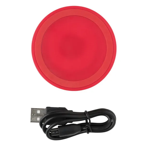  5W wireless charging pad round - XD Collection Red