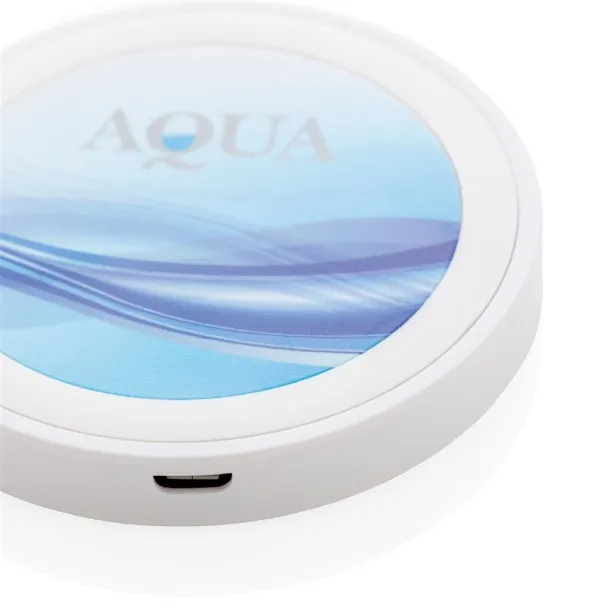  5W wireless charging pad round - XD Collection White 