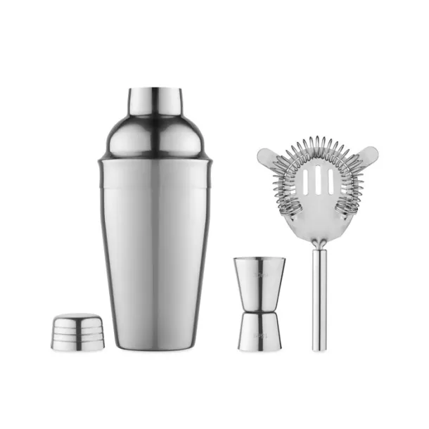 FIZZ Cocktail set shiny silver