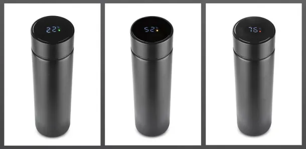 THERMO Vacuum bottle Crna