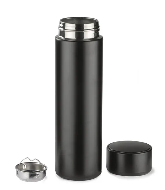 THERMO Vacuum bottle BLACK