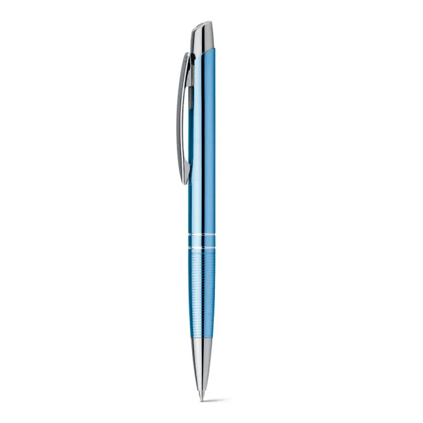 11081 Ball pen in aluminium Light blue