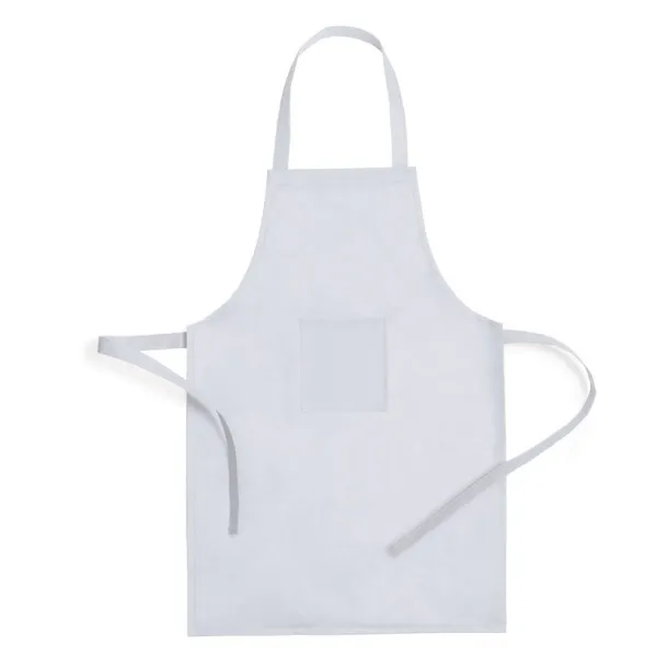  Cook set, kitchen apron with cook cap, children size Bijela