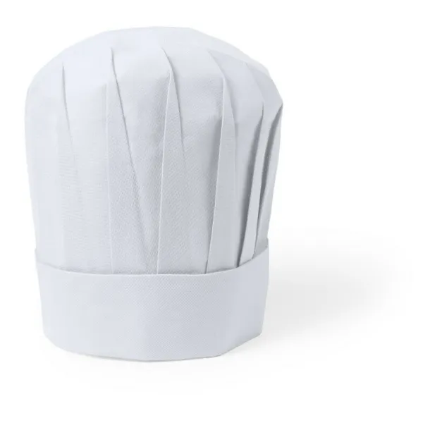  Cook set, kitchen apron with cook cap, children size white