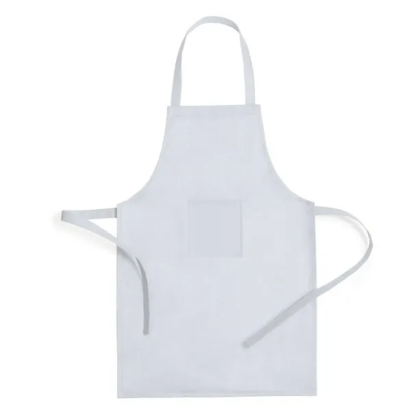  Cook set, kitchen apron with cook cap, children size Bijela