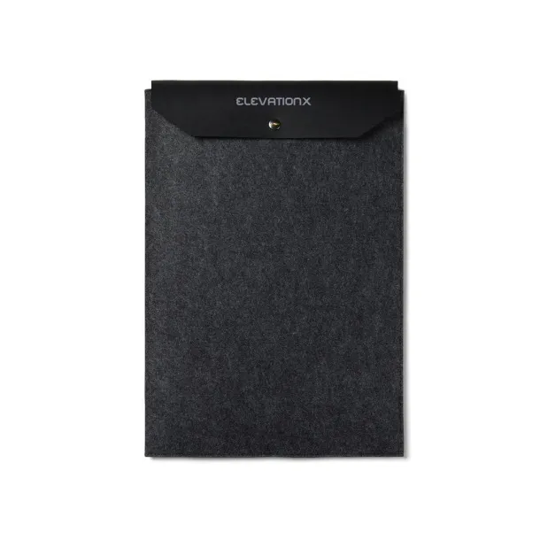 VINGA Albon GRS recycled felt 17" laptop sleeve - Vinga Crna