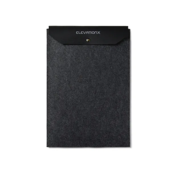  VINGA Albon GRS recycled felt 17" laptop sleeve - Vinga Crna