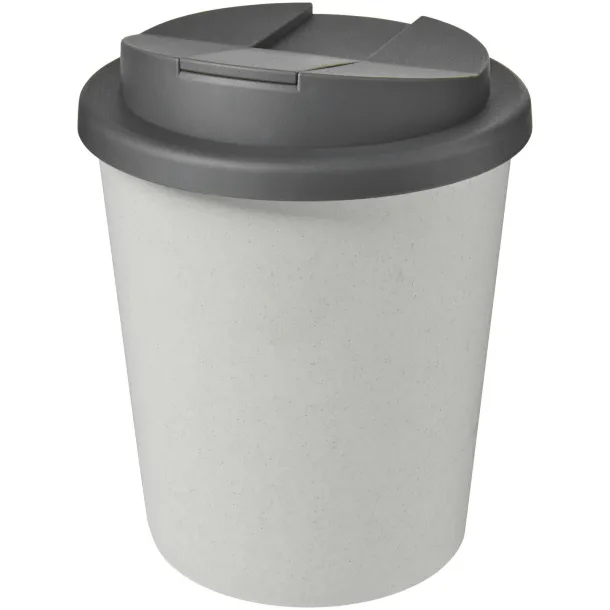 Americano® Espresso Eco 250 ml recycled tumbler with spill-proof lid - Unbranded White Grey