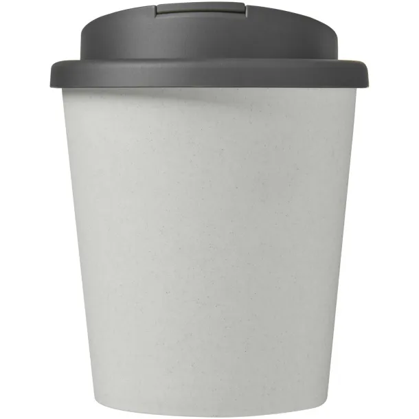 Americano® Espresso Eco 250 ml recycled tumbler with spill-proof lid - Unbranded White Grey