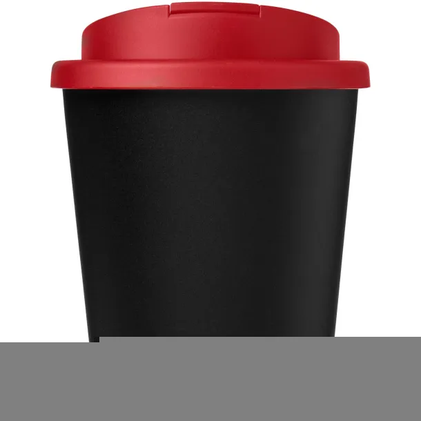 Americano® Espresso Eco 250 ml recycled tumbler with spill-proof lid Crna Red