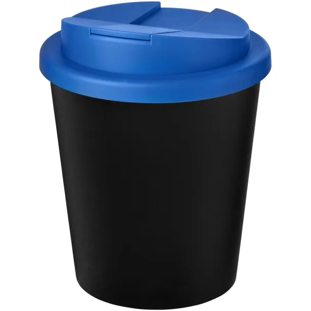 Americano® Espresso Eco 250 ml recycled tumbler with spill-proof lid Solid black Mid blue