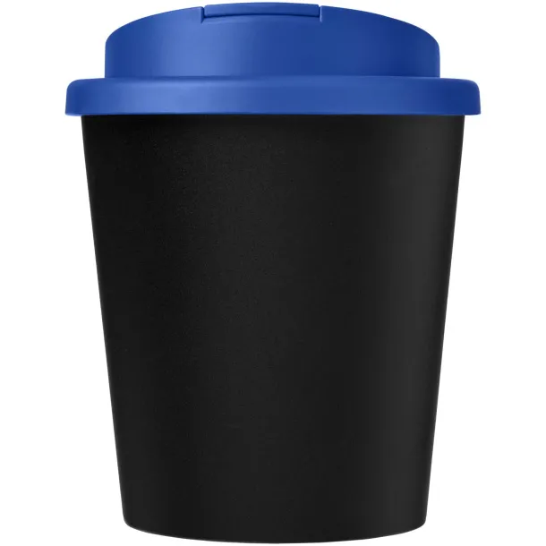 Americano® Espresso Eco 250 ml recycled tumbler with spill-proof lid Solid black Mid blue