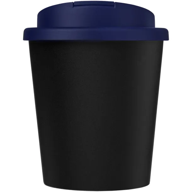 Americano® Espresso Eco 250 ml recycled tumbler with spill-proof lid Solid black Blue