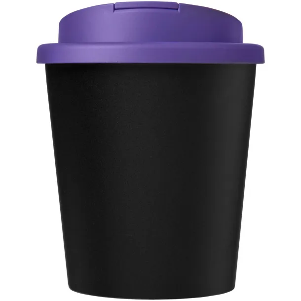 Americano® Espresso Eco 250 ml recycled tumbler with spill-proof lid Solid black Purple