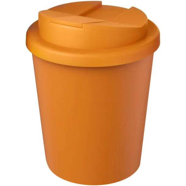 Americano® Espresso Eco 250 ml recycled tumbler with spill-proof lid - Unbranded Orange