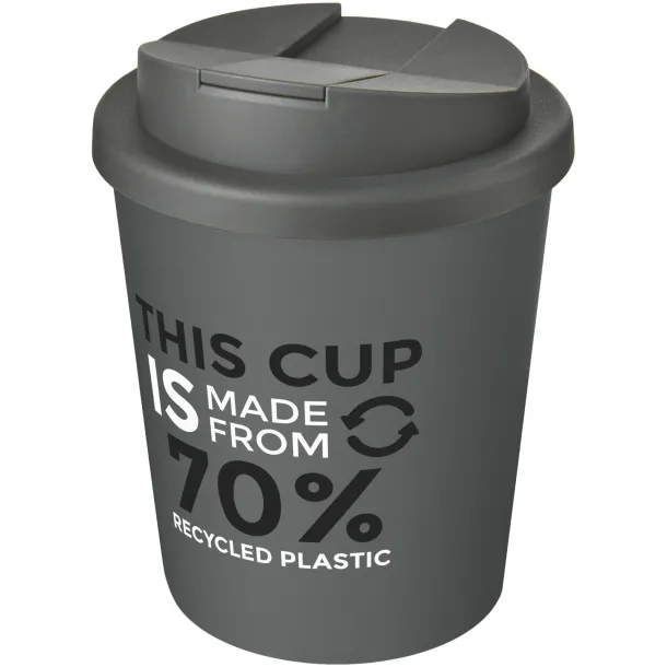 Americano® Espresso Eco 250 ml recycled tumbler with spill-proof lid Grey