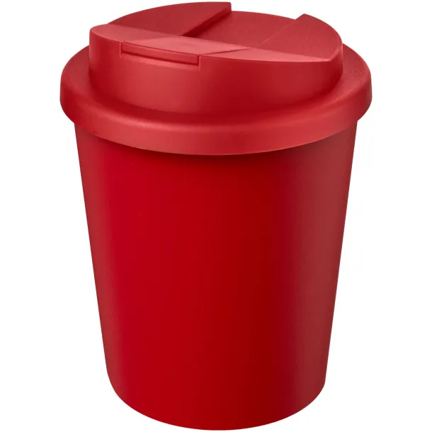 Americano® Espresso Eco 250 ml recycled tumbler with spill-proof lid - Unbranded Red