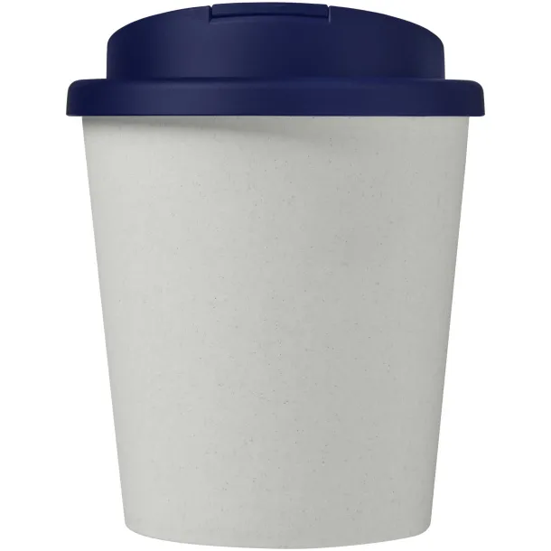 Americano® Espresso Eco 250 ml recycled tumbler with spill-proof lid - Unbranded White Blue