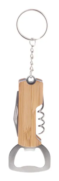 Sukubo Mini bottle opener keyring Natural