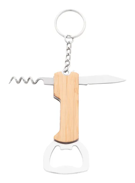 Sukubo Mini bottle opener keyring Natural