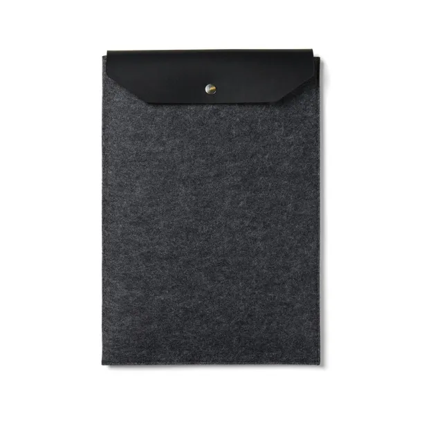  VINGA Albon GRS recycled felt 14" laptop sleeve - Vinga black 