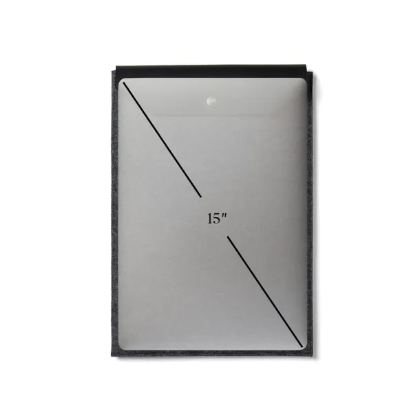  VINGA Albon futrola za 14" laptop od GRS recikliranog filca - Vinga Crna