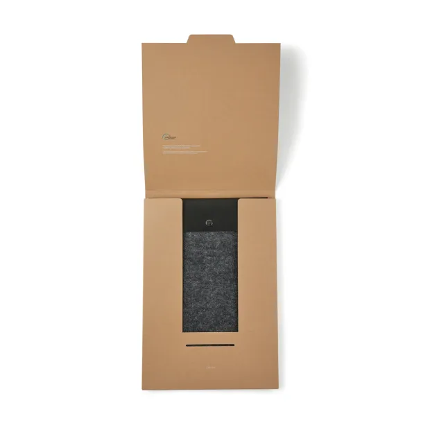  VINGA Albon futrola za 14" laptop od GRS recikliranog filca - Vinga Crna