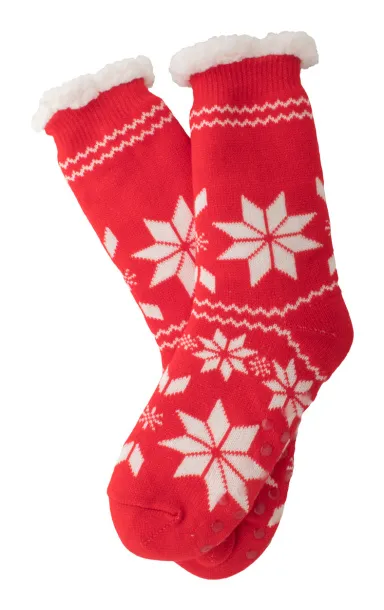 Avena Christmas socks Red