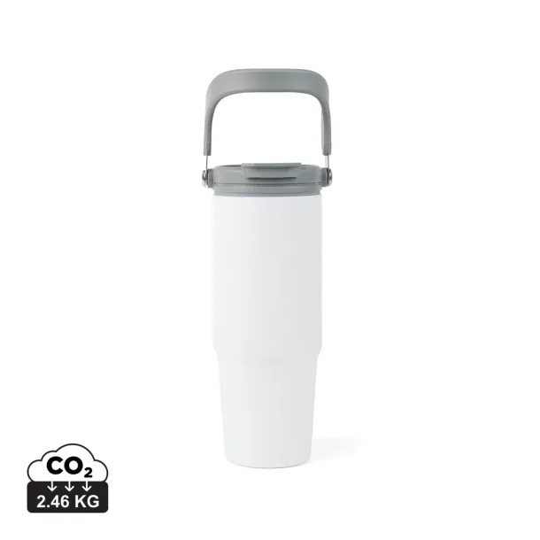 VINGA Eos trek RCS recycled SS vacuum bottle 880 ml - Vinga White Anthracite