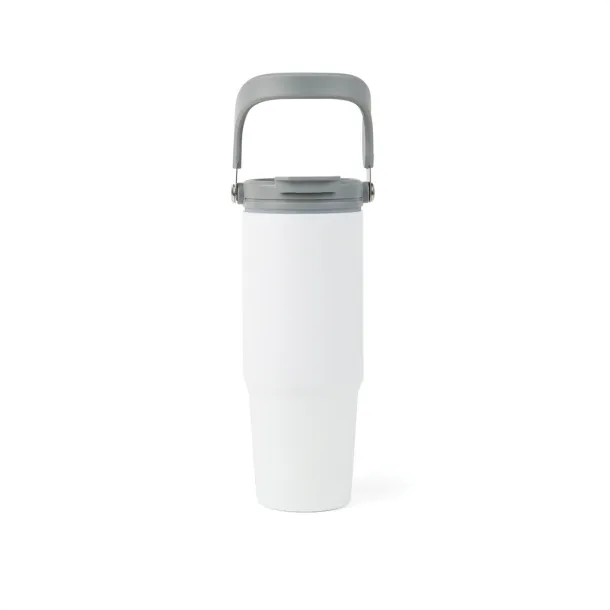 VINGA Eos trek RCS recycled SS vacuum bottle 880 ml - Vinga White Anthracite