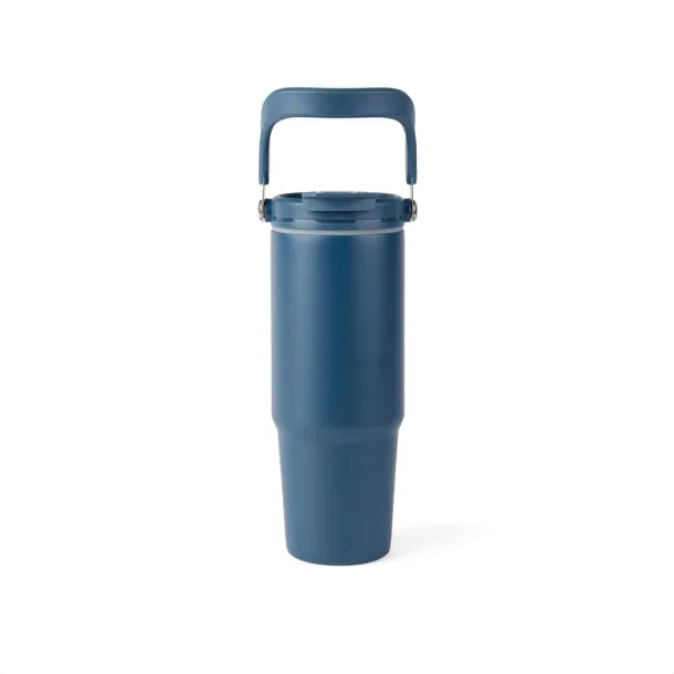 VINGA Eos trek RCS recycled SS vacuum bottle 880 ml - Vinga navy, navy navy, navy