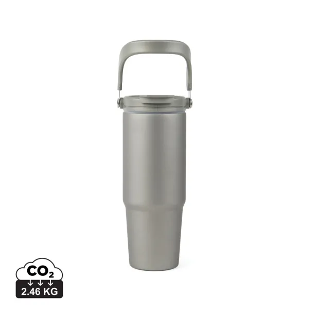 VINGA Eos trek RCS recycled SS vacuum bottle 880 ml - Vinga Grey Grey